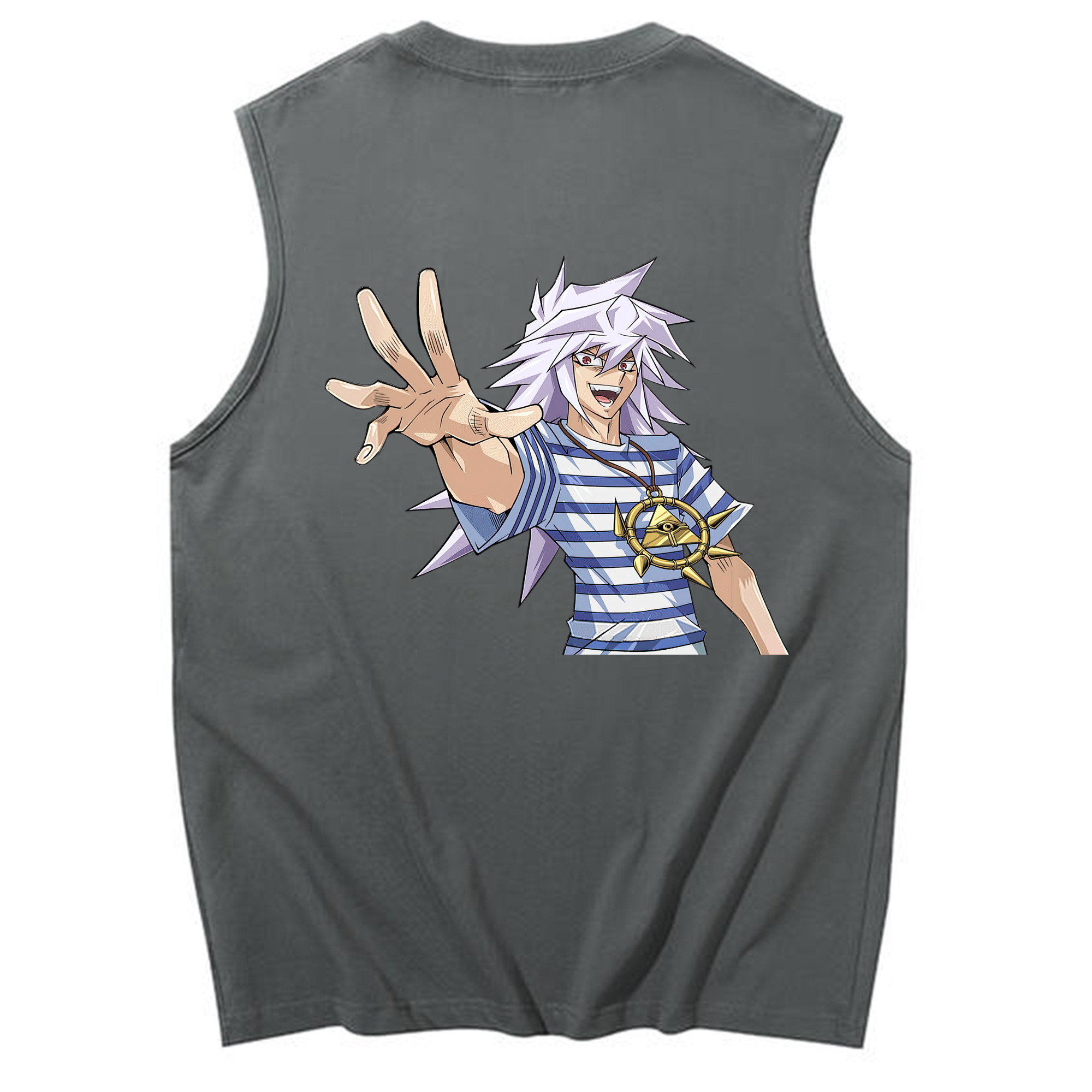 （画像用） 遊☆戯☆王 Yu-Gi-Oh! コットン100％タンクトップ（背面プリント）